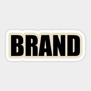 BRAND Sticker